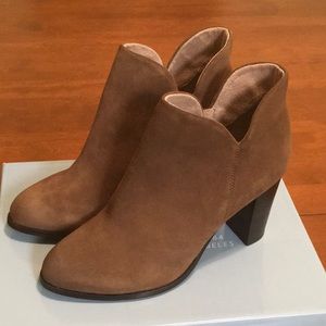 Seychelles Collide bootie in tan suede, NIB
